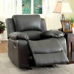 SARLES GLIDER RECLINER, GRAY